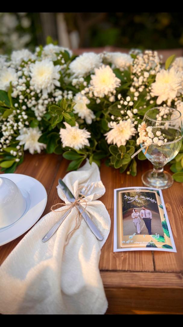 میزآرایی باغ